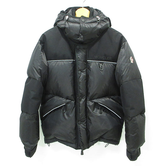 MONCLER | モンクレール GRENOBLE グルノーブル ALBIEZ アルビエツ 襟2WAY撥水ダウンジャケット 防風 ダウンジャケット J20971A00009 ブラック サイズ：1【三重本店】