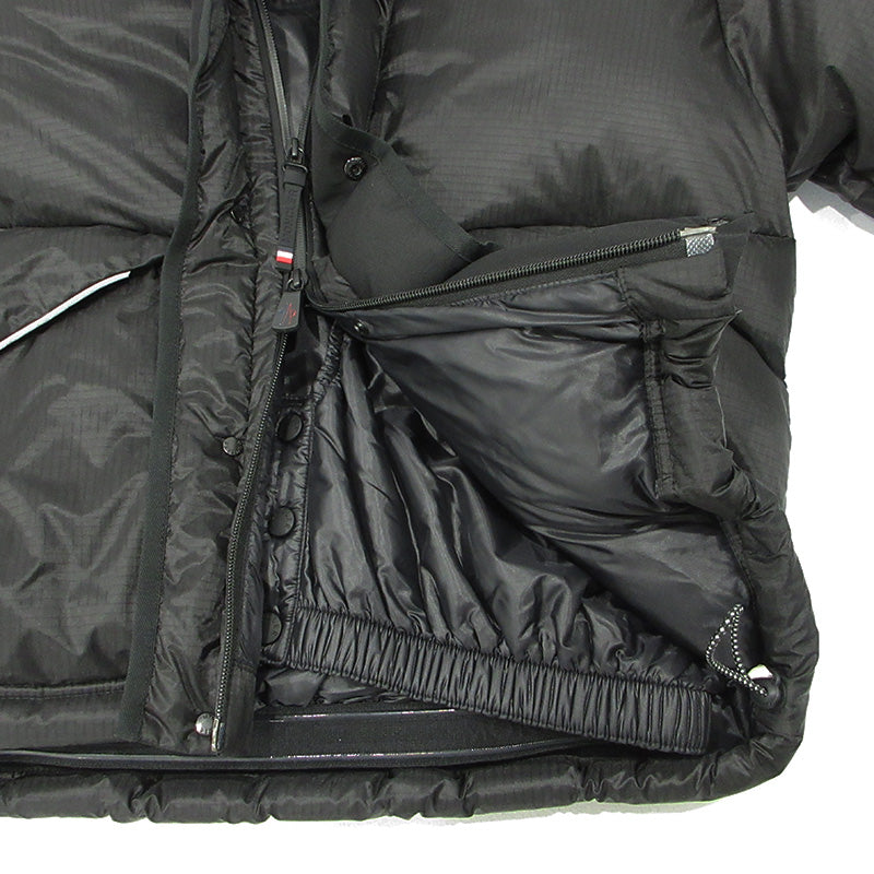 MONCLER | モンクレール GRENOBLE グルノーブル ALBIEZ アルビエツ 襟2WAY撥水ダウンジャケット 防風 ダウンジャケット J20971A00009 ブラック サイズ：1【三重本店】
