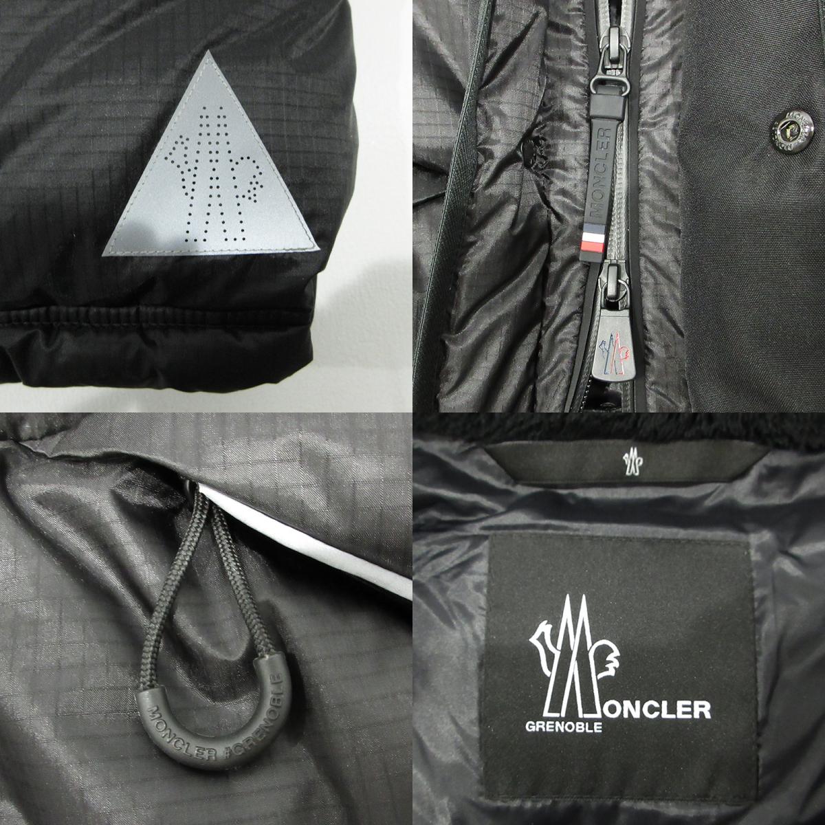 MONCLER | モンクレール GRENOBLE グルノーブル ALBIEZ アルビエツ 襟2WAY撥水ダウンジャケット 防風 ダウンジャケット J20971A00009 ブラック サイズ：1【三重本店】