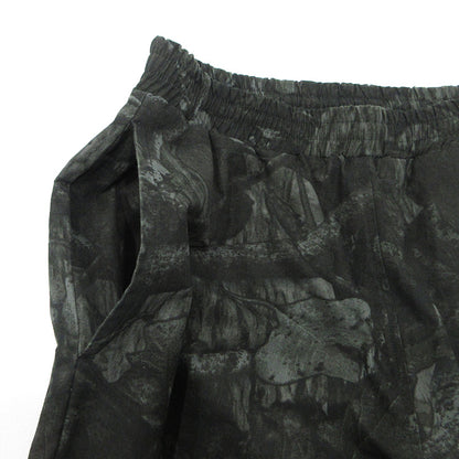 Private brand by S.F.S | プライベートブランドバイエスエフシー RIPSTOP REALTREE CAMO OPEN HEM PANTS リップストップリアルツリーカモオープンヘムパンツ 総柄イージーパンツ ベンチレーション パンツ ブラック系 チャコールグレー サイズ：FreeSize【三重本店】