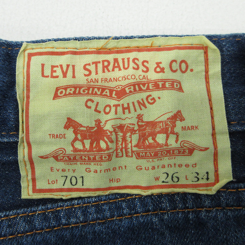 Levi's | リーバイス Lot. 701 ジップフライデニムパンツ デニムパンツ A162331029 ブルー サイズ：26【三重本店】