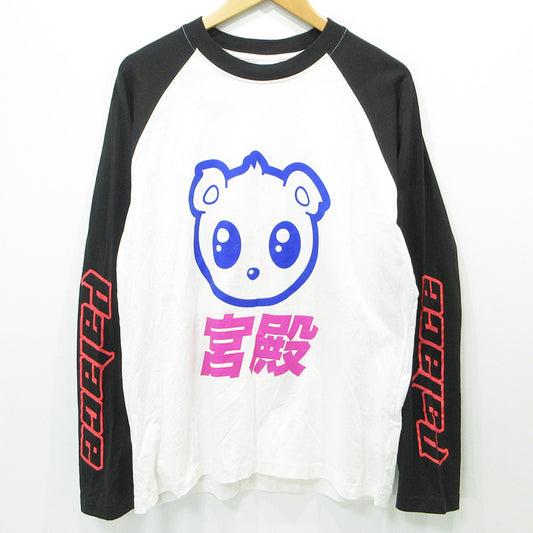 PALACE SKATEBOARDS | パレススケートボード KAWAII RAGLAN LONG SLEEVE カワイイラグランロングスリーブ 宮殿プリント長袖Tシャツ 長袖Ｔシャツ ホワイト サイズ：M【三重本店】