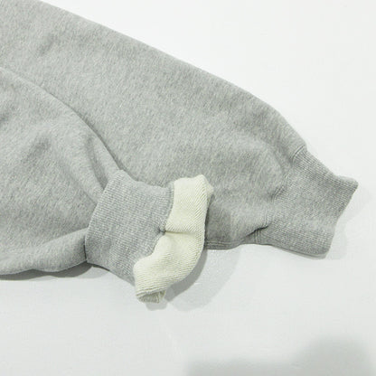 WACKOMARIA | ワコマリア MIDDLE WEIGHT CREW NECK SWEAT SHIRT ミドルウェイトクルーネックスウェットシャツ ロゴ刺繍 スウェット グレー サイズ：XL【三重本店】