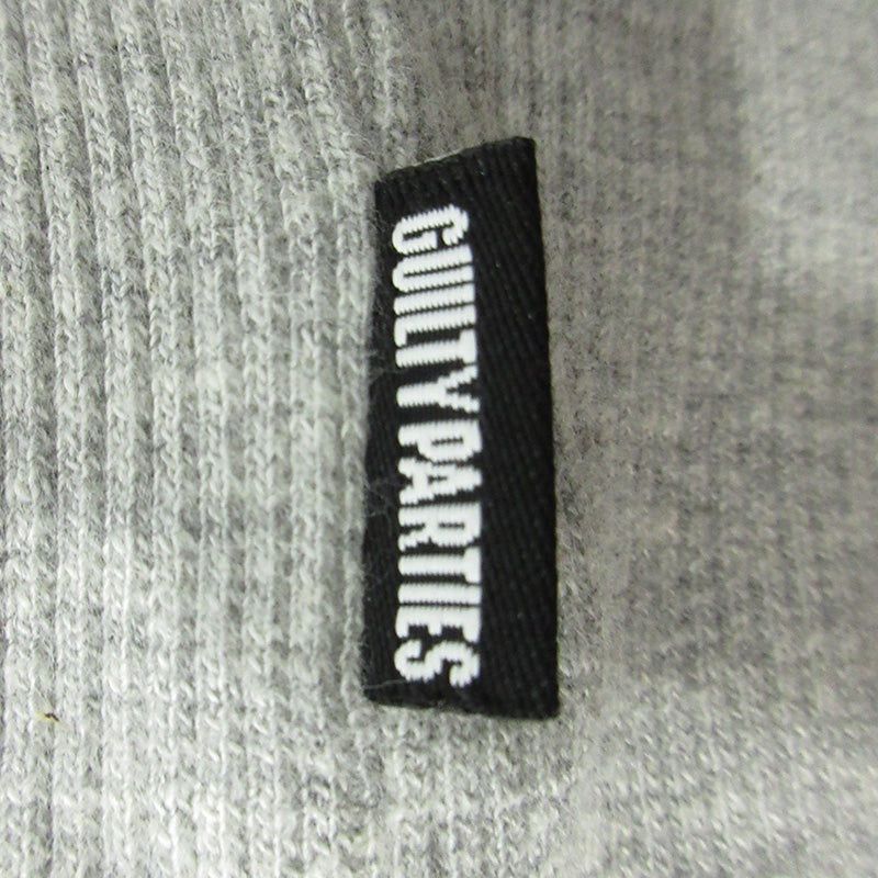 WACKOMARIA | ワコマリア MIDDLE WEIGHT CREW NECK SWEAT SHIRT ミドルウェイトクルーネックスウェットシャツ ロゴ刺繍 スウェット グレー サイズ：XL【三重本店】