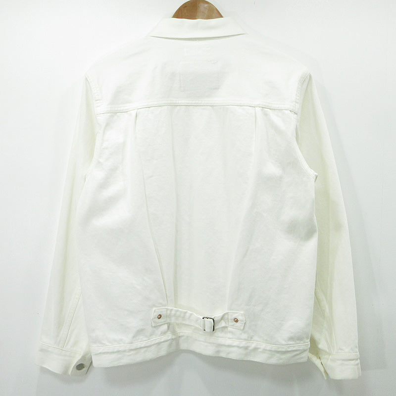 Ron Herman | ロンハーマン DENIM デニムジャケット Gジャン シンチバック デニム 4020400010 1836 ホワイト サイズ：S【三重本店】