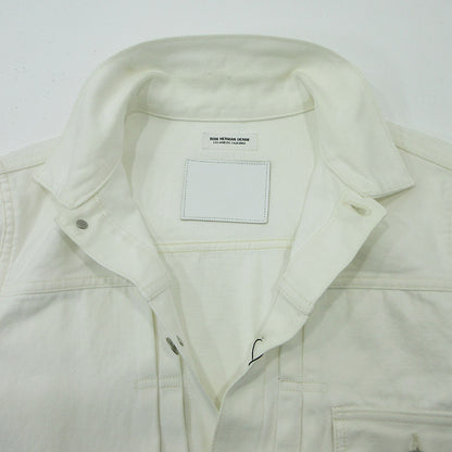 Ron Herman | ロンハーマン DENIM デニムジャケット Gジャン シンチバック デニム 4020400010 1836 ホワイト サイズ：S【三重本店】