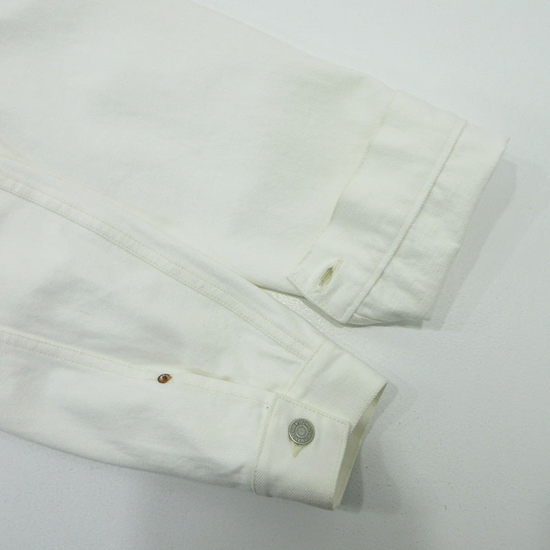 Ron Herman | ロンハーマン DENIM デニムジャケット Gジャン シンチバック デニム 4020400010 1836 ホワイト サイズ：S【三重本店】