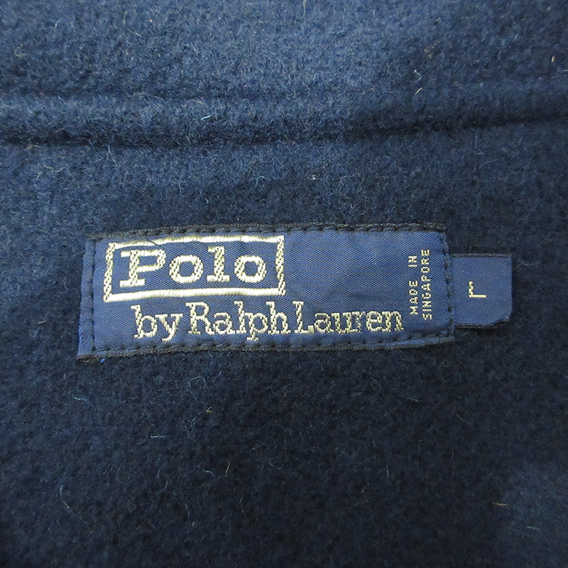 POLO RALPH LAUREN | ポロ・ラルフローレン ダッフルコート フード付きウールコート 80's～90's ダッフルコート PMJ-CJR-RL-HA-0708 ネイビー サイズ：L【三重本店】