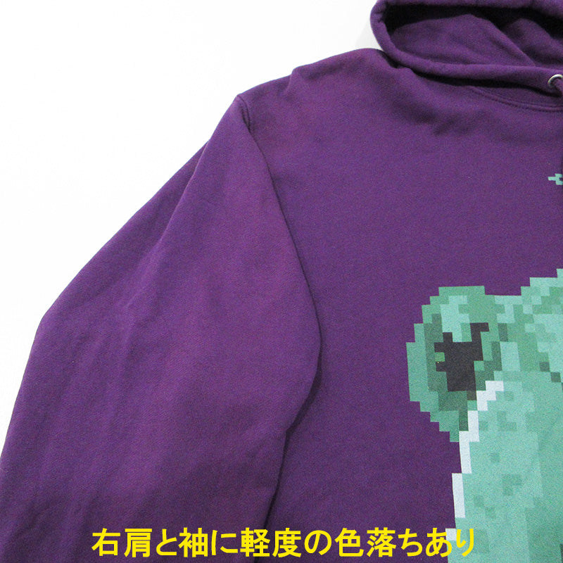 TRAVAS TOKYO | トラバストーキョー Pixel Bear Hoodie ピクセルベアーフーディ クマプリント長袖パーカー パーカー 1521400500 パープル サイズ：FreeSize【三重本店】