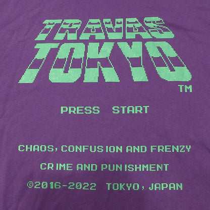 TRAVAS TOKYO | トラバストーキョー Pixel Bear Hoodie ピクセルベアーフーディ クマプリント長袖パーカー パーカー 1521400500 パープル サイズ：FreeSize【三重本店】