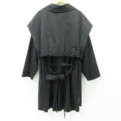 SASQUATCH fabrix | サスクワッチファブリックス POWER SHOULDER TRENCH COAT パワーショルダートレンチコート トレンチコート 20AW-JKL-003 ブラック サイズ：M【三重本店】