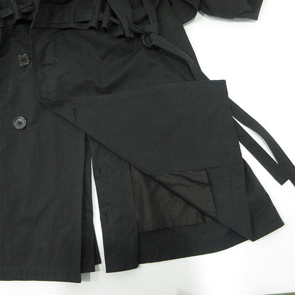 SASQUATCH fabrix | サスクワッチファブリックス POWER SHOULDER TRENCH COAT パワーショルダートレンチコート トレンチコート 20AW-JKL-003 ブラック サイズ：M【三重本店】
