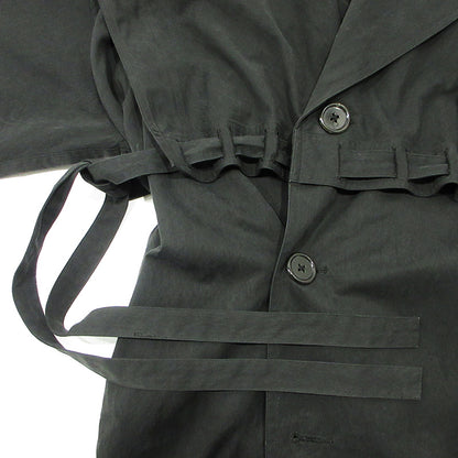 SASQUATCH fabrix | サスクワッチファブリックス POWER SHOULDER TRENCH COAT パワーショルダートレンチコート トレンチコート 20AW-JKL-003 ブラック サイズ：M【三重本店】