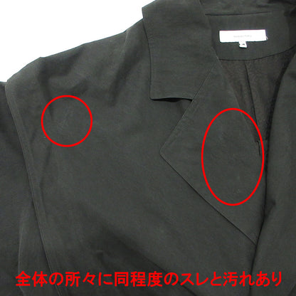 SASQUATCH fabrix | サスクワッチファブリックス POWER SHOULDER TRENCH COAT パワーショルダートレンチコート トレンチコート 20AW-JKL-003 ブラック サイズ：M【三重本店】