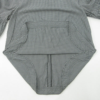 RALPH LAUREN | ラルフローレン チェック柄刺繍長袖ブラウス 総柄七分袖プルオーバーシャツ ブラウス ブラック×ホワイト サイズ：M【三重本店】