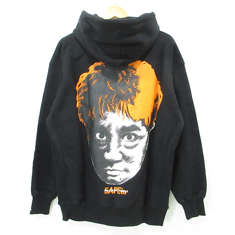 SAPEur | サプール × 浜田雅功 ハマダマサトシ MASATOSHI HAMADA HOODIE プリント長袖パーカー パーカー ブラック サイズ：XL【三重本店】