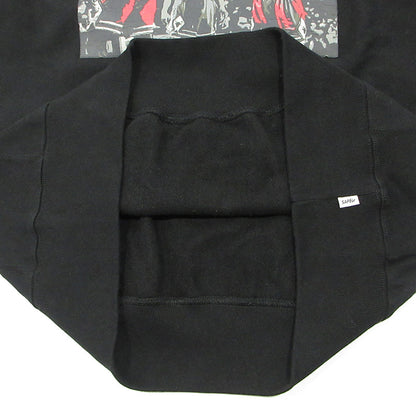 SAPEur | サプール A Elegantes SAPEur BIG3 CLASSOC VINTAGE HOODIE クラッシックビンテージフーディ クラックプリント長袖パーカー ひび割れ加工 パーカー ブラック サイズ：XL【三重本店】