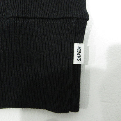 SAPEur | サプール A Elegantes SAPEur BIG3 CLASSOC VINTAGE HOODIE クラッシックビンテージフーディ クラックプリント長袖パーカー ひび割れ加工 パーカー ブラック サイズ：XL【三重本店】