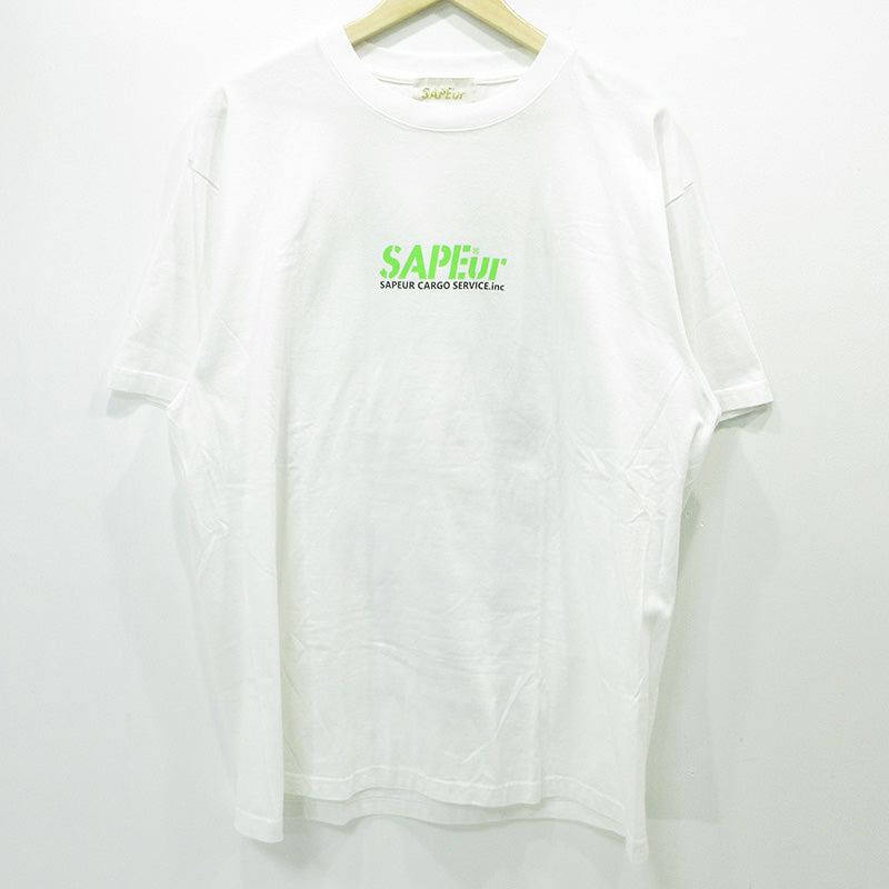 SAPEur | サプール CARGO SERVICE カーゴサービス ロッドマン プリント半袖Tシャツ 半袖Ｔシャツ ホワイト サイズ：不明【三重本店】