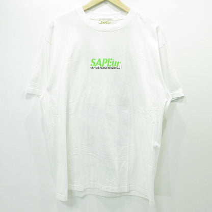 SAPEur | サプール CARGO SERVICE カーゴサービス ロッドマン プリント半袖Tシャツ 半袖Ｔシャツ ホワイト サイズ：不明【三重本店】