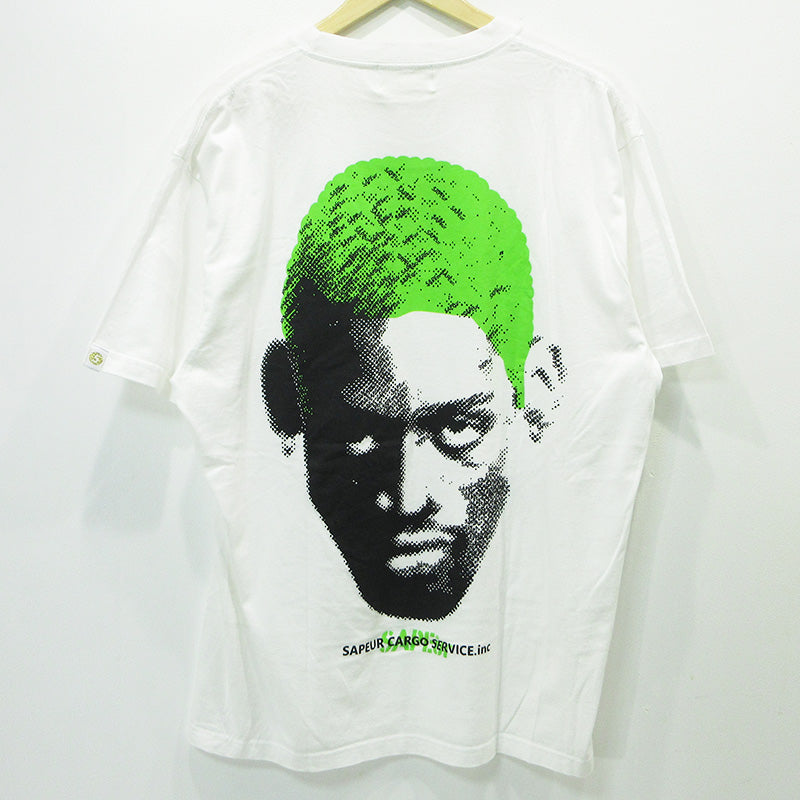 SAPEur | サプール CARGO SERVICE カーゴサービス ロッドマン プリント半袖Tシャツ 半袖Ｔシャツ ホワイト サイズ：不明【三重本店】