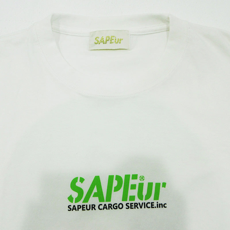 SAPEur | サプール CARGO SERVICE カーゴサービス ロッドマン プリント半袖Tシャツ 半袖Ｔシャツ ホワイト サイズ：不明【三重本店】