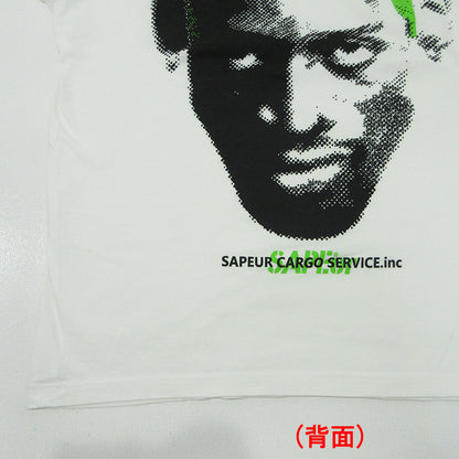 SAPEur | サプール CARGO SERVICE カーゴサービス ロッドマン プリント半袖Tシャツ 半袖Ｔシャツ ホワイト サイズ：不明【三重本店】