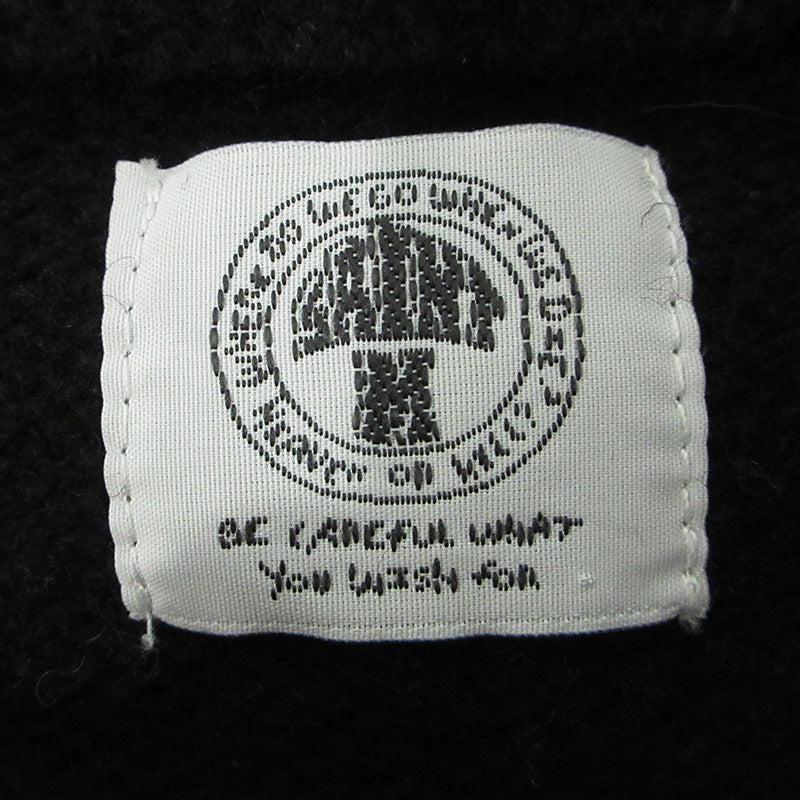 SAINT MICHAEL | セントマイケルセイントマイケル KNIT CLF USED加工ロゴ長袖ニット ダメージ加工セーター セーター SM-A22-0000-033 ブラック サイズ：M【三重本店】
