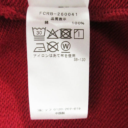 FCRB | エフシーアールビー BANDANA SWEAT HOODIE バンダナスウェットフーディ 総柄長袖パーカー パーカー FCRB-260041 レッド サイズ：XXL【三重本店】