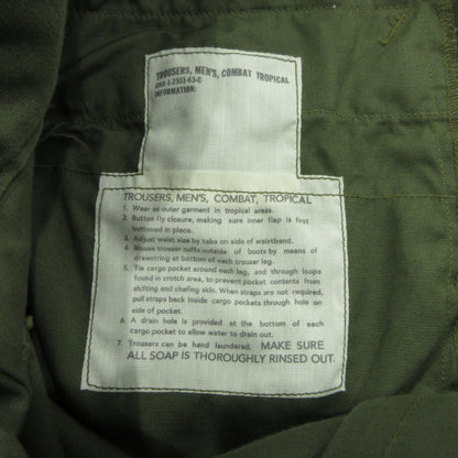 Buzz Rickson's | バズリクソンズ US ARMY Jungle カーゴパンツ カーキ サイズ：L【三重本店】