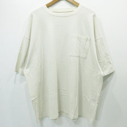 KAPITAL | キャピタル 天竺2TONE BONE TEE ２トーンボーンTシャツ 骨プリント半袖Tシャツ 胸ポケット 半袖Ｔシャツ EK-1112 ライトベージュ アイボリー サイズ：FreeSize【三重本店】