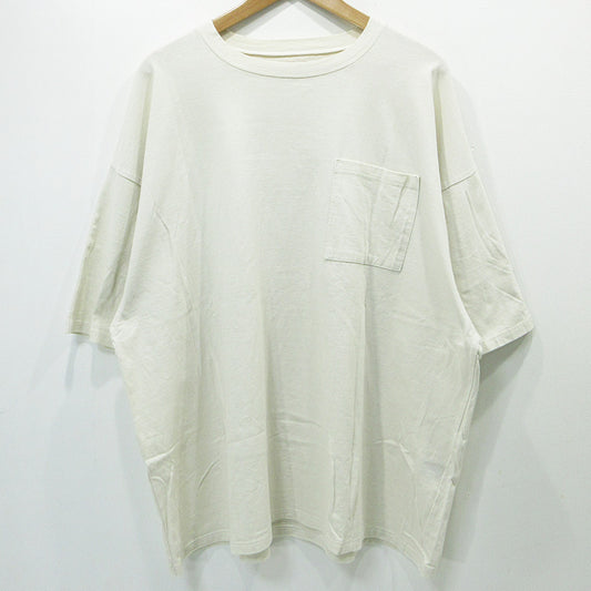 KAPITAL | キャピタル 天竺2TONE BONE TEE ２トーンボーンTシャツ 骨プリント半袖Tシャツ 胸ポケット 半袖Ｔシャツ EK-1112 ライトベージュ アイボリー サイズ：FreeSize【三重本店】