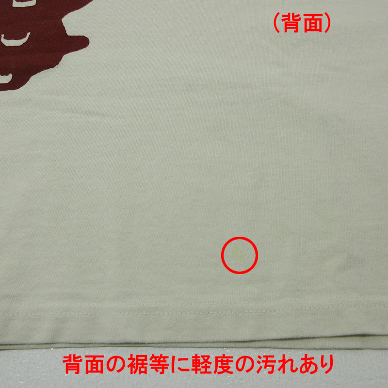 KAPITAL | キャピタル 天竺2TONE BONE TEE ２トーンボーンTシャツ 骨プリント半袖Tシャツ 胸ポケット 半袖Ｔシャツ EK-1112 ライトベージュ アイボリー サイズ：FreeSize【三重本店】