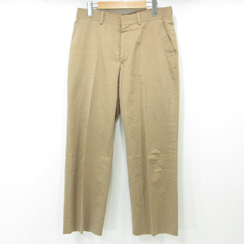 AURALEE | オーラリー WASHEDFINX RIPSTOP SLACKS ウォッシュドフィンクスリップストップスラックス コットンパンツ その他ボトムス A21SP03FL ベージュ サイズ：4【三重本店】