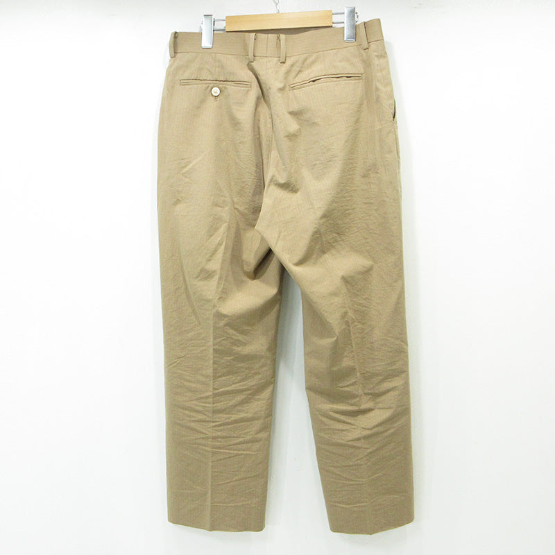 AURALEE | オーラリー WASHEDFINX RIPSTOP SLACKS ウォッシュドフィンクスリップストップスラックス コットンパンツ その他ボトムス A21SP03FL ベージュ サイズ：4【三重本店】