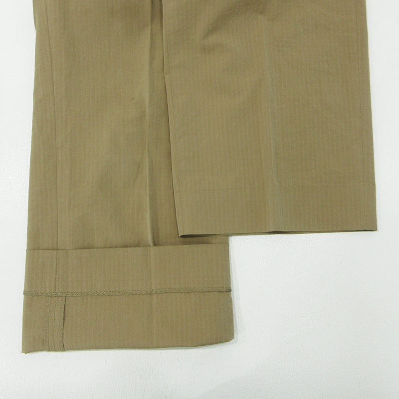 AURALEE | オーラリー WASHEDFINX RIPSTOP SLACKS ウォッシュドフィンクスリップストップスラックス コットンパンツ その他ボトムス A21SP03FL ベージュ サイズ：4【三重本店】
