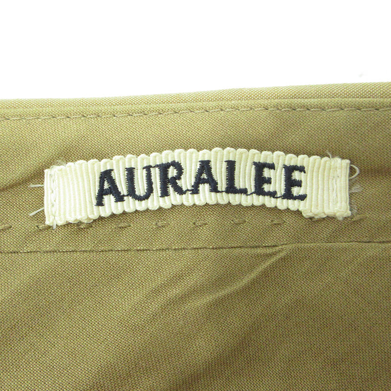 AURALEE | オーラリー WASHEDFINX RIPSTOP SLACKS ウォッシュドフィンクスリップストップスラックス コットンパンツ その他ボトムス A21SP03FL ベージュ サイズ：4【三重本店】