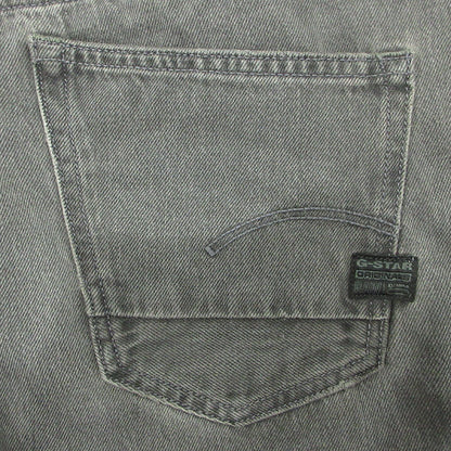 G-STAR | ジースター DAKOTA REGULAR STRAIGHT ダコタ ボタンフライデニムパンツ デニムパンツ D23691 グレー ブラック系 サイズ：31【三重本店】