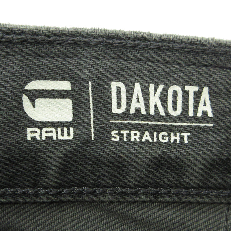 G-STAR | ジースター DAKOTA REGULAR STRAIGHT ダコタ ボタンフライデニムパンツ デニムパンツ D23691 グレー ブラック系 サイズ：31【三重本店】