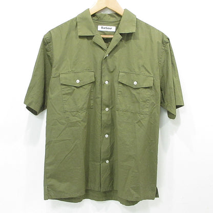 Barbour | バーブァー オープンカラーダブルポケット半袖シャツ 開襟 半袖シャツ 1901010 カーキグリーン サイズ：不明【三重本店】