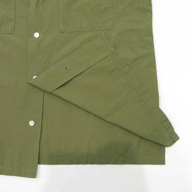 Barbour | バーブァー オープンカラーダブルポケット半袖シャツ 開襟 半袖シャツ 1901010 カーキグリーン サイズ：不明【三重本店】