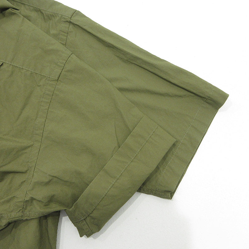 Barbour | バーブァー オープンカラーダブルポケット半袖シャツ 開襟 半袖シャツ 1901010 カーキグリーン サイズ：不明【三重本店】
