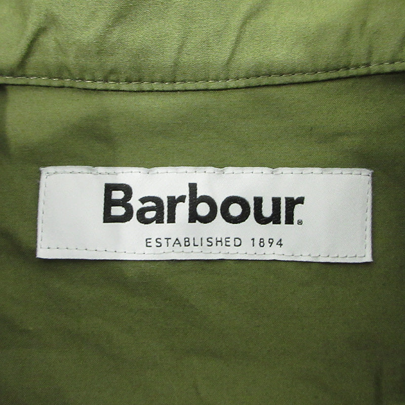 Barbour | バーブァー オープンカラーダブルポケット半袖シャツ 開襟 半袖シャツ 1901010 カーキグリーン サイズ：不明【三重本店】