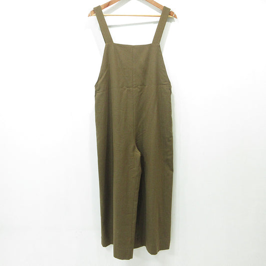 Pilgrim Surf+Supply | ピルグリム サーフ+サプライ ウールサロペット サロペット 37-17-0043-874 ブラウン系 カーキ サイズ：1【三重本店】