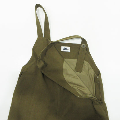 Pilgrim Surf+Supply | ピルグリム サーフ+サプライ ウールサロペット サロペット 37-17-0043-874 ブラウン系 カーキ サイズ：1【三重本店】