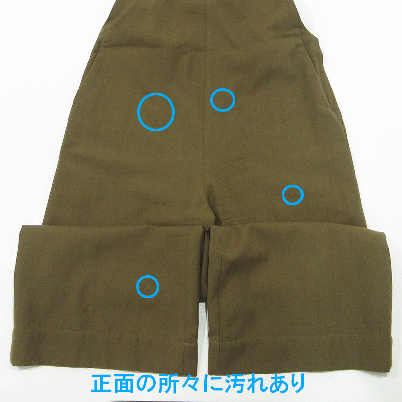 Pilgrim Surf+Supply | ピルグリム サーフ+サプライ ウールサロペット サロペット 37-17-0043-874 ブラウン系 カーキ サイズ：1【三重本店】