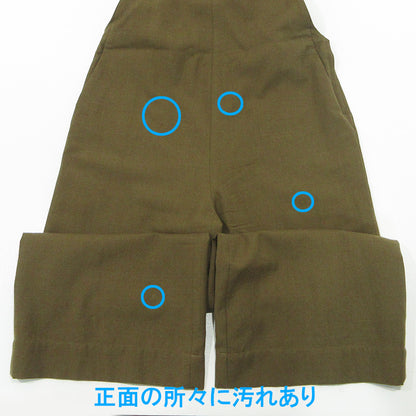 Pilgrim Surf+Supply | ピルグリム サーフ+サプライ ウールサロペット サロペット 37-17-0043-874 ブラウン系 カーキ サイズ：1【三重本店】
