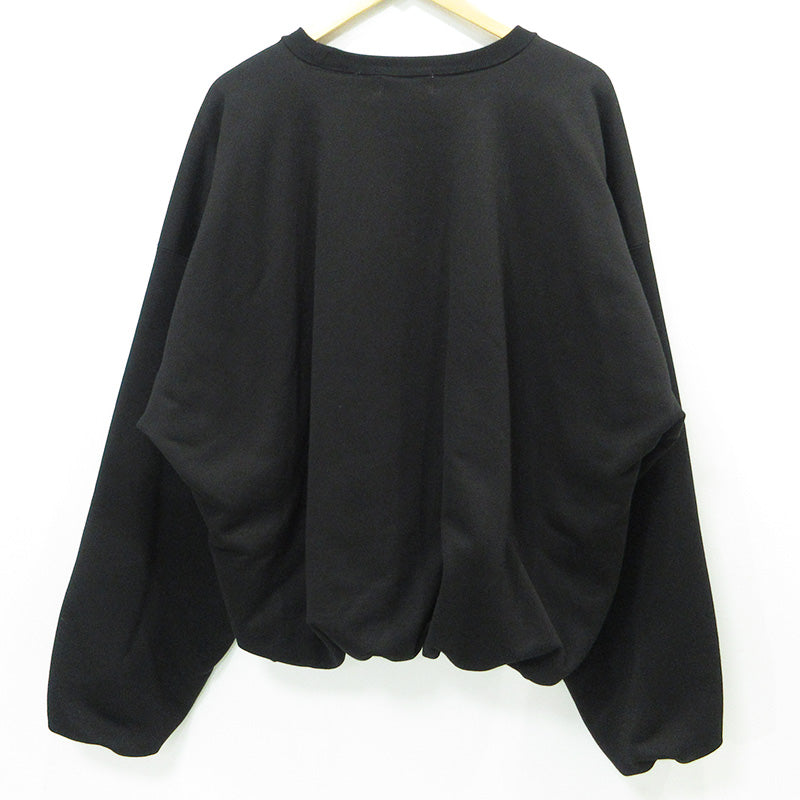COOTIE | クーティー SWALLOW RIB SWEAT CREW スワローリブスウェットクルー 25ss ロゴプリント長袖スウェットシャツ スウェット CTE-25A338 ブラック サイズ：L【三重本店】