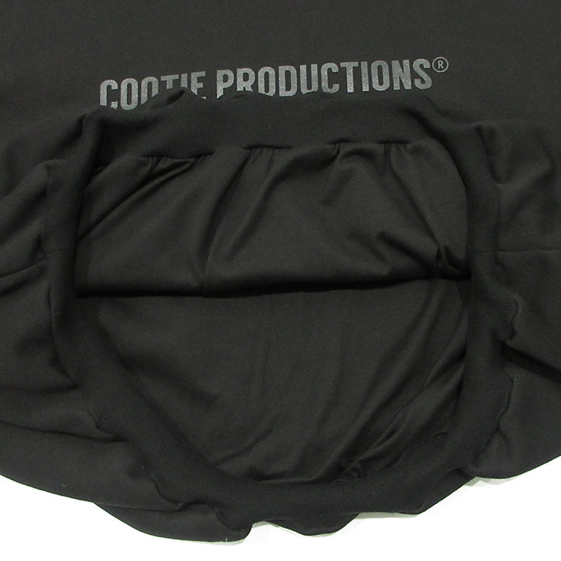 COOTIE | クーティー SWALLOW RIB SWEAT CREW スワローリブスウェットクルー 25ss ロゴプリント長袖スウェットシャツ スウェット CTE-25A338 ブラック サイズ：L【三重本店】