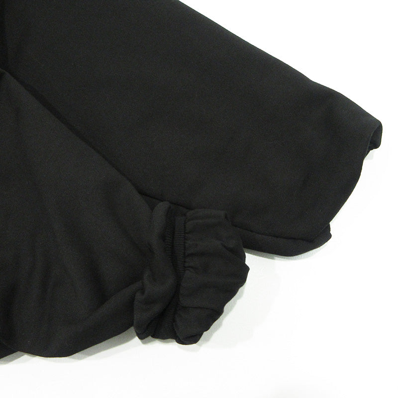 COOTIE | クーティー SWALLOW RIB SWEAT CREW スワローリブスウェットクルー 25ss ロゴプリント長袖スウェットシャツ スウェット CTE-25A338 ブラック サイズ：L【三重本店】